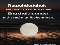 Respektlosigkeit schliet Tren dauerhaft