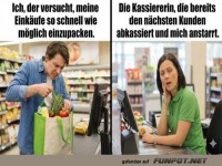 Einkaufs-Tetris im Schnelldurchlauf