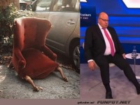 Der Stuhl hat die Gr�tsche gemacht