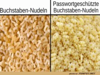 Die geheimen Nudeln: Passwortgesch�tzt!
