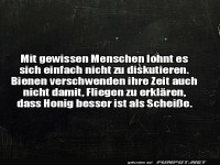 Bienenlogik vs. Diskussionen