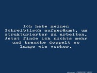 Ordnung schafft Chaos!