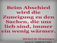 beim abschied 
