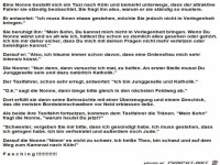 Nonne faehrt im Taxi