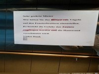 Sehr geehrte Mieter...