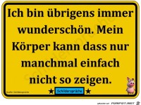 Ich bin wundersch�n