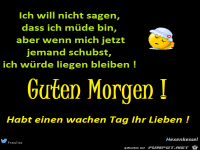 Guten Morgen -
