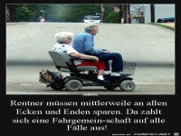 Rentner m�sen sparen.......