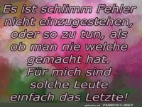 Fehler nicht einzugestehen