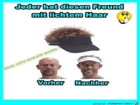 Wenig Haare, hier die Lsung