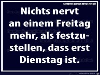 Nichts nervt mehr als...