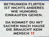 Betrunken flirten