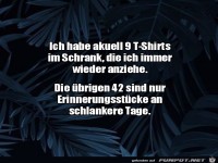 Erinnerungsst�cke im Schrank