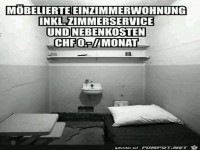 M�bliertes Einzelzimmer