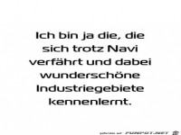 Trotz Navi verfahren