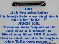 Einkaufslisten-Helden und ihr Versagen