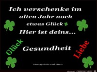 Verschenke im alten Jahr