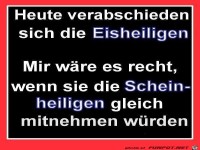 Heute verabschieden sich die Eisheiligen