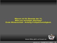 Warum ist f�r Beamte der 31