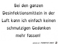 die Gedanken sind gehemmt