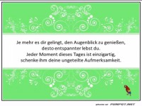 Je mehr es dir gelingt