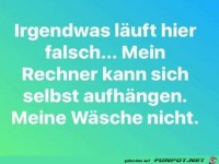 Da läuft was falsch