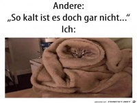 Es ist kalt