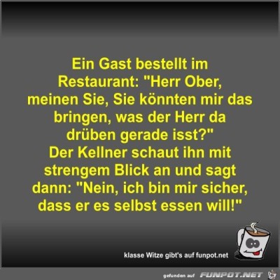 Ein-Gast-bestellt-im-Restaurant.jpg von Fossy