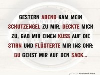 Witziger Spruch �ber schlaflose Engel