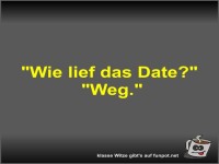 Wie lief das Date?