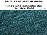 Nur 1% sieht die geheime Zahl!