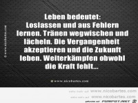 Leben bedeutet......