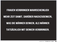 Wer was ueber wenn denkt