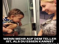 Teller voll