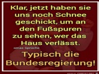 Uns wurde auch noch Schnee geschickt...