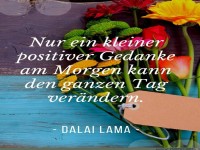 Nur ein kleiner positiver Gedanke