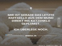 Pro und Contra abwägen...