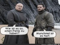 Manchmal ist es hart
