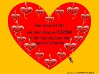Der erste Schritt zur Liebe