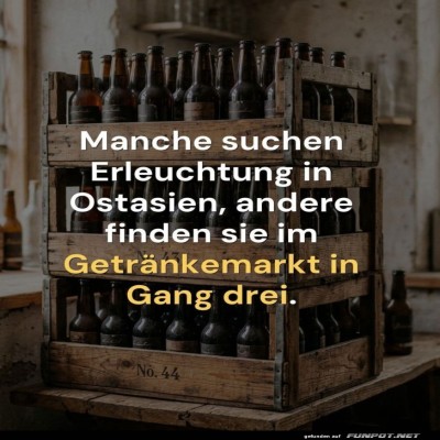 Erleuchtung-zwischen-Flaschen.jpg von Schwesterchen