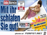 Mit ihr schlafen Sie gut !