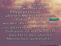 Zuhause ist nicht da