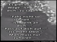 es gibt so vviele Wege......