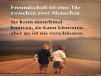 Freundschaft ist eine Tuer
