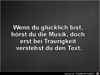 wenn du gl�cklich bist........