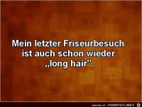 Letzter Friseur-Besuch