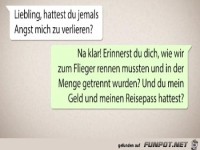hattest du jemals Angst?.....