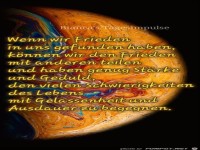 Wenn wir Frieden in uns gefunden haben