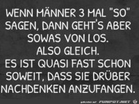 Wenn M�nner so sagen