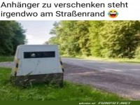 Anh�nger zu verschenken